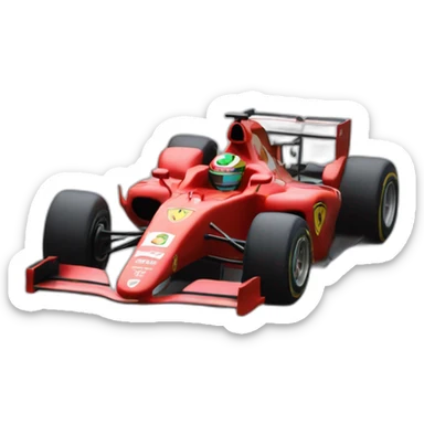 F1 ferrari car sticker