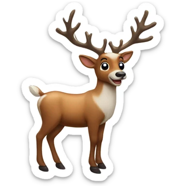 Raindeer  sticker