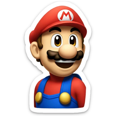 Super mario sticker