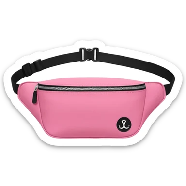 Pink Lululemon Fanny pack sticker