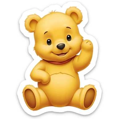 classic Winnie the Pooh sticker