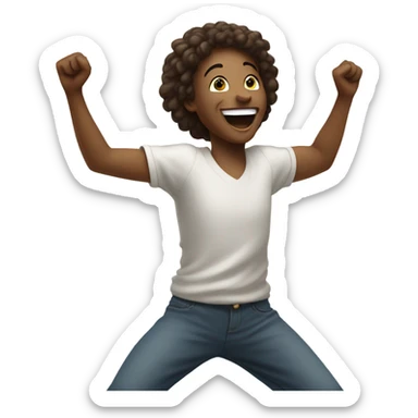 Happy dance sticker