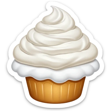 whipped cream dollip sticker