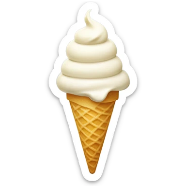 Vanilla Ice cream sticker