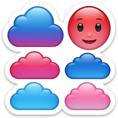 🌌📈💙❤️‍🔥🌸 sticker