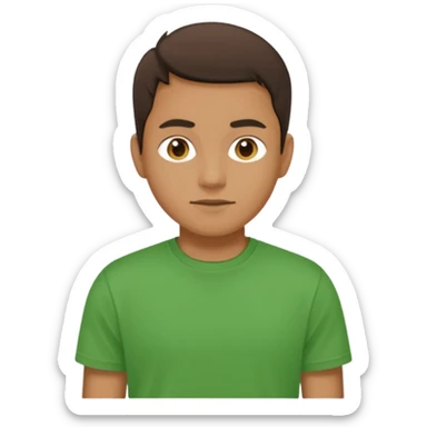 polera brasil verde corta sticker