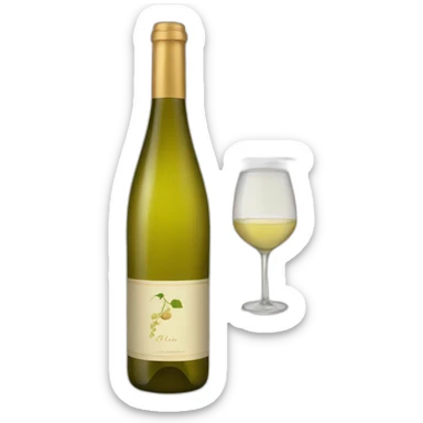 white wine sticker