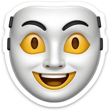 Bella ciao mask emoji sticker