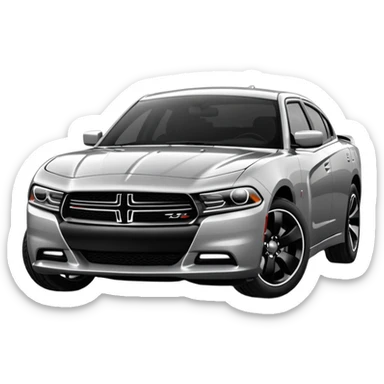 dodge charger sxt with black rims sticker