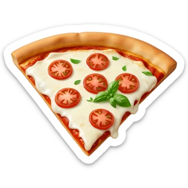 margherita pizza slice  sticker