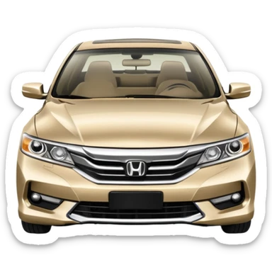 Honda Accord ex 94 color champagne sticker