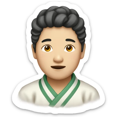 Korean traditional sticker