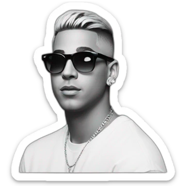 Singer “badbunny” sticker