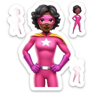 Pink power ranger sticker