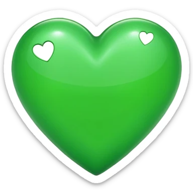 Love green  sticker