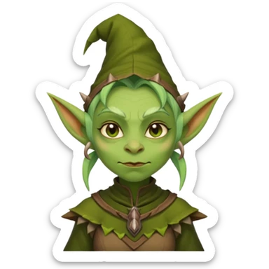 female-goblin sticker