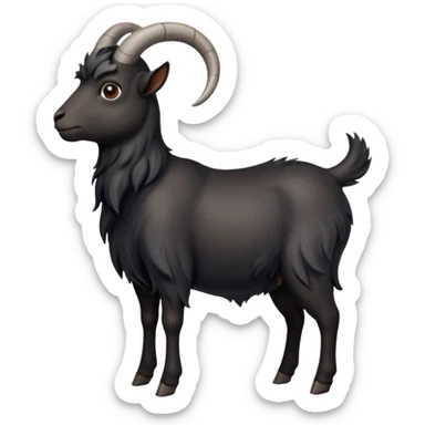 cook black goat sticker