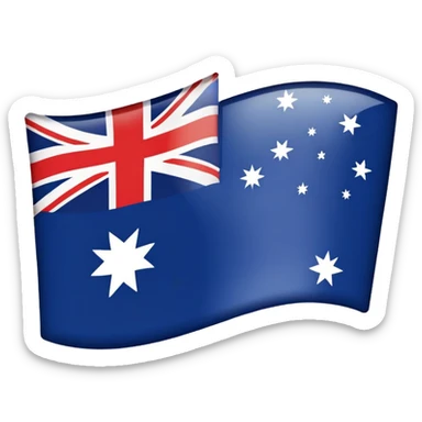 Australia flag sticker