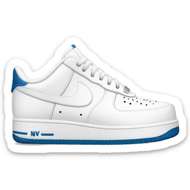 white airforce one shoes sticker