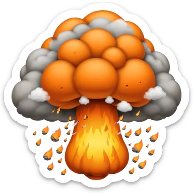 nuclear bomb sticker