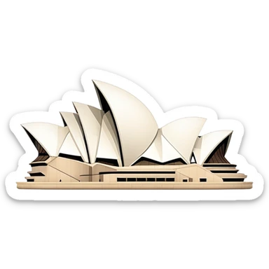 Sydney Opera House landmark sticker