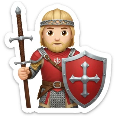 anglo saxon warrior sticker