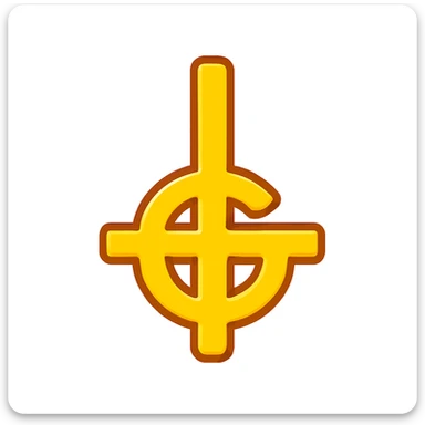 convert this image into an emoji style symbol, keep the design simple and bold sticker