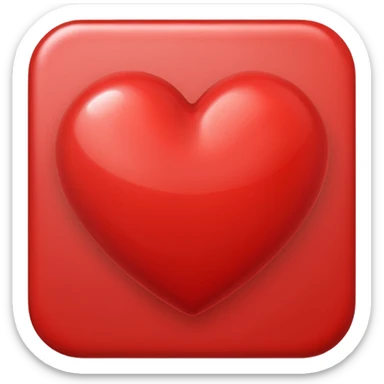 Corazón rojo sticker