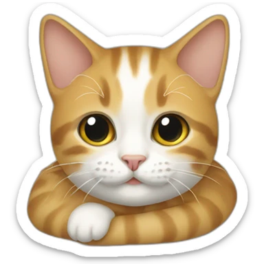 l’œuf dans le chat potte sticker