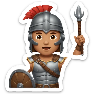 gladiator singing sticker