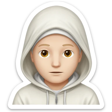 kkk member white sticker