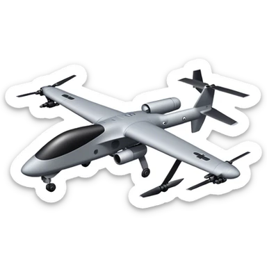 UAV Military aircraft sticker