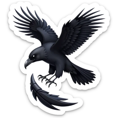 raven talons sticker