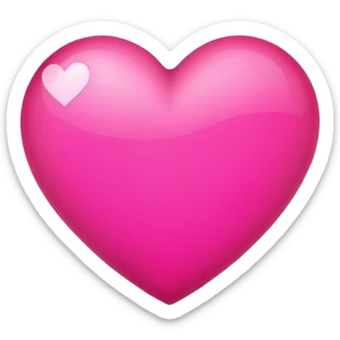 Corazon rosado sticker