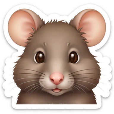 cute rat sticker