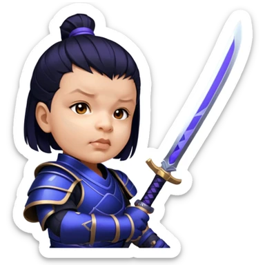 Mystic Samurai sticker