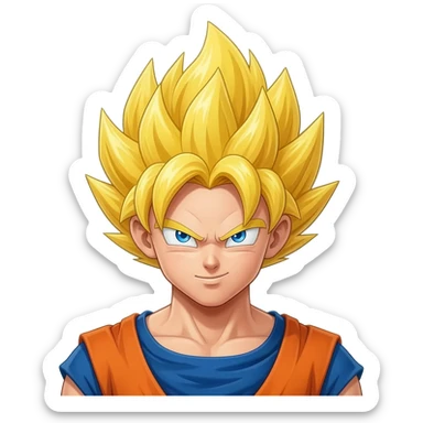 Goku instinto superior sticker