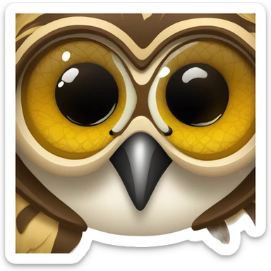 fotógrafo buho sticker