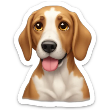 Perro flaco de patas largas  sticker