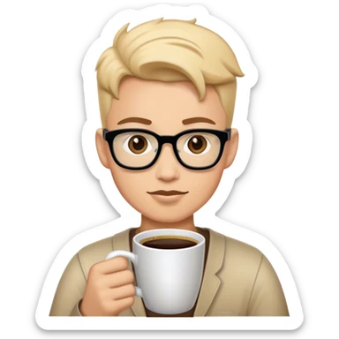 computer nerd with cof sticker