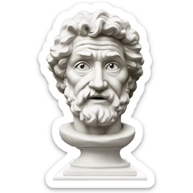 Michelangelo statue sticker