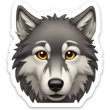 Sick ass wolf sticker