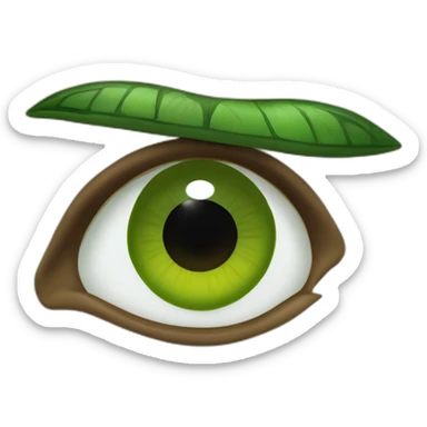 Pelo castaño ojos verdes y tapa bocas con un bamdana sticker