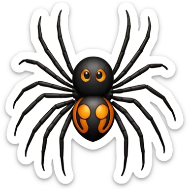 spider on apartment sticker