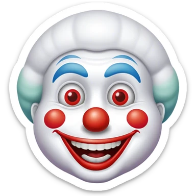 Clown haha sticker