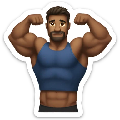 strong biceps sticker