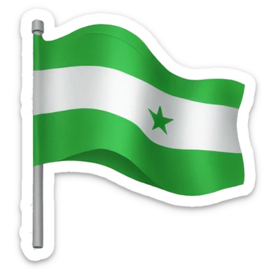 Syria green flag sticker