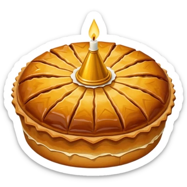 comment trouver la fève dans la galette des rois sticker