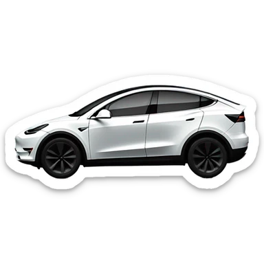 tesla model y sticker