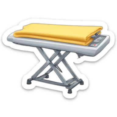 Ironing system sticker